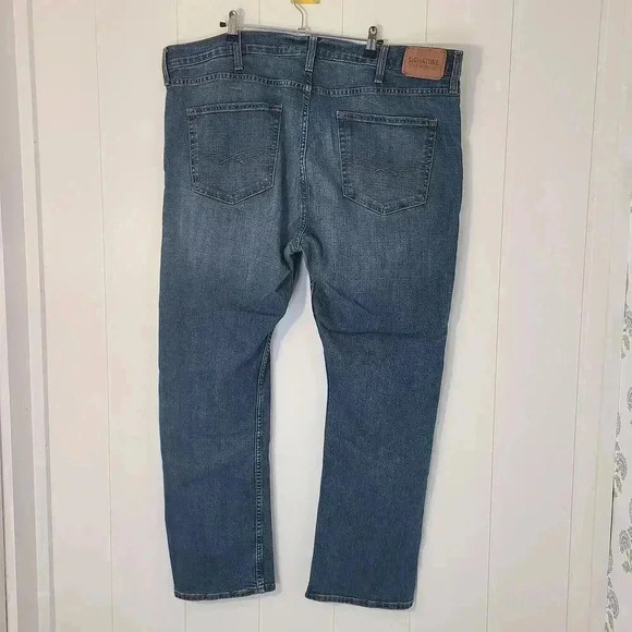 Levis Signature Straight Jeans S51 Casual Medium Wash Size 42/30 - Picture 8 of 9